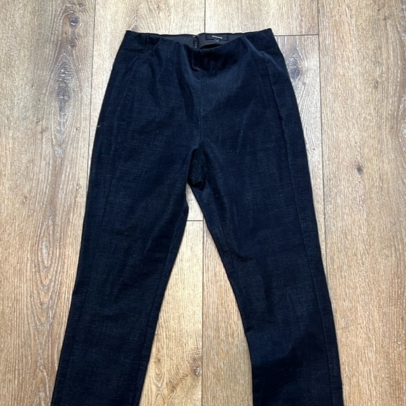 Theory Black Neoteric Cropped Pants Size 0 - Picture 5 of 11